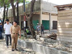 Bupati Butur Ridwan Zakariah Pantau Pekerjaan Rehabilitasi Pasar Mina-minanga