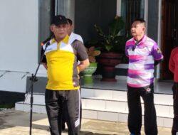 Sekda Butur Muhammad Hardy Muslim Lepas Kontingen Cabor Bola Voli dan Futsal Butur