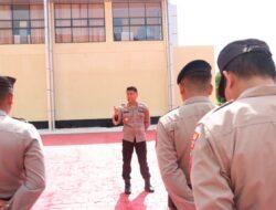 Kapolres Butur Beri Arahan Kepada 30 Personil BKO Pam Porprov Sultra ke-XIV