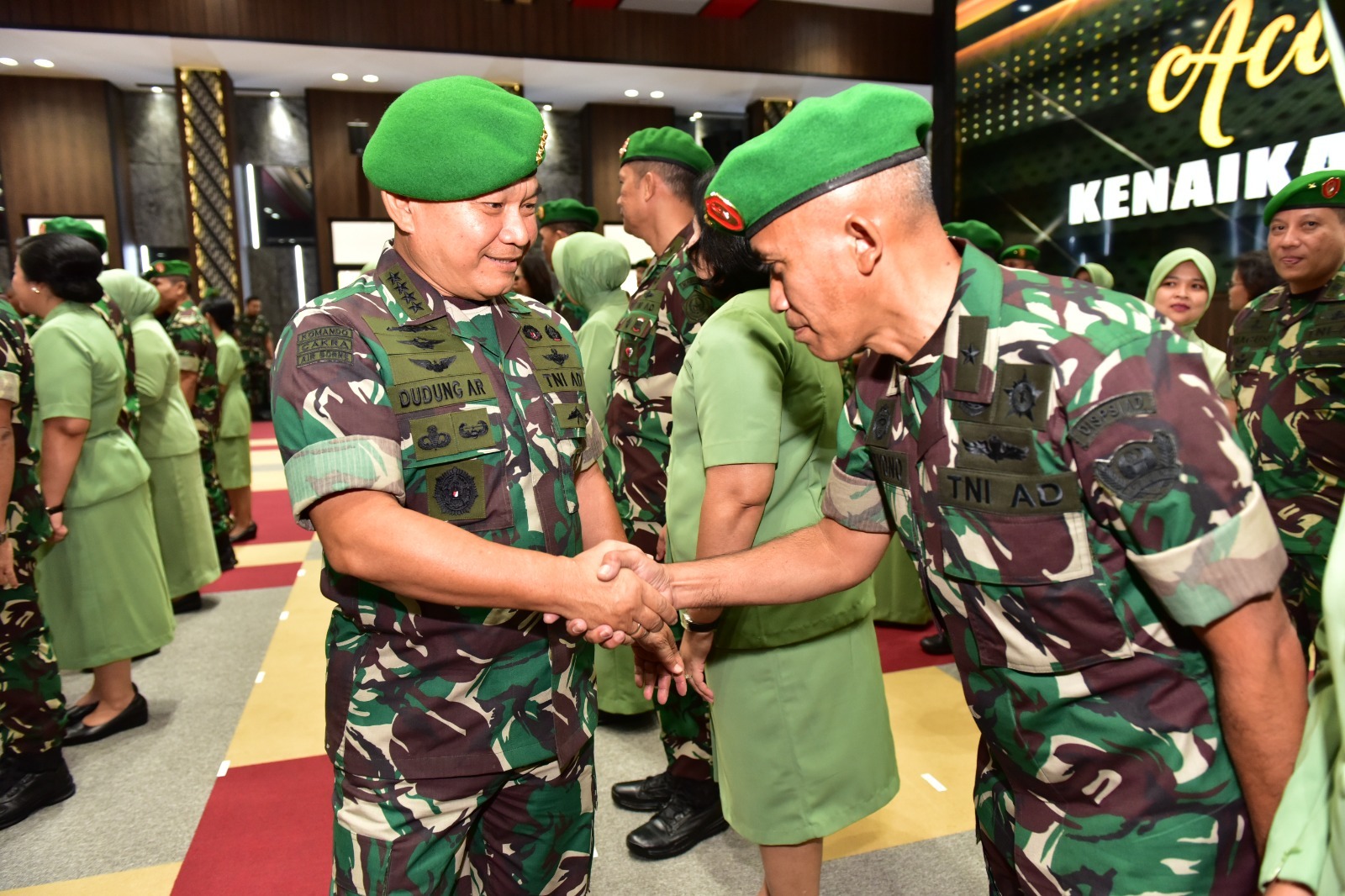 55 Pati TNI AD Naik Pangkat - Matabuton.com