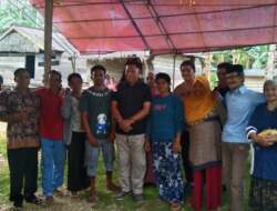 Wabup Butur Ahali Berkunjung di Desa Lanosangia, Bahas Pemekaran Kampung Sawano Feri