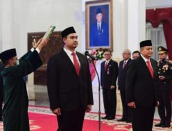 Presiden RI Joko Widodo Lantik Dito Ariotedjo Sebagai Menpora