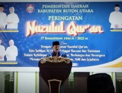 Pemda Butur Bersama Ta’mir Masjid Agung Ataqwa Kulisusu Gelar Peringatan Nuzul Quran