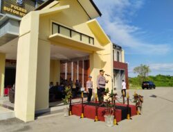 Jelang Idul Fitri, Polres Butur Gelar Apel Pasukan Ops Terpusat Ketupat Anoa 2023