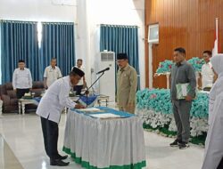 Bupati Butur Lantik 39 Pj Kades