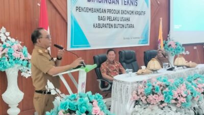Sekda Butur Buka Bimtek UMKM