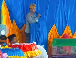Kapolsek Bonegunu Himbau Masyarakat Tetap Jaga Kamtibmas
