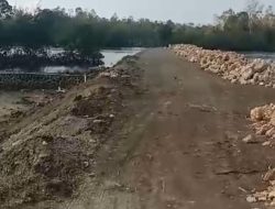 Progres Pembangunan Jembatan Langere-Tanah Merah Baru 7 Persen