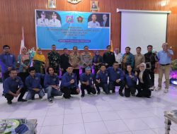 Ketua PWI Sultra Sarjono Kukuhkan Pengurus PWI Butur