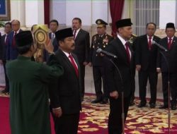 Jokowi Resmi Lantik AHY Jadi Mentri ATR/BPN dan Hadi Jadi Menkopolhukam