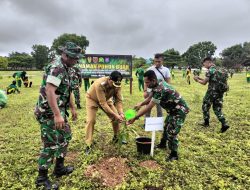 Kodim 1429/Buton Utara Tanam Pohon Buah untuk Dukung Ketahanan Pangan Nasional