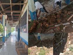 Gedung SMAN 1 Bonegunu di Butur Rusak Parah, KNPI Kecam Pemerintah Provinsi Sultra