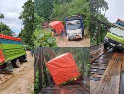 Kerusakan Parah Jalan Provinsi di Buton Utara Memicu Kecelakaan Mobil