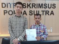 LSM DPD LIRA Butur Laporkan Dugaan Korupsi Peningkatan Jalan Eensumala-Koboruno ke Polda Sultra