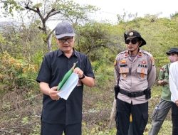Polsek Wakorumba Utara Kawal Pengadilan Negeri Raha dalam Proses Pencocokan Tanah di Desa Oengkapala