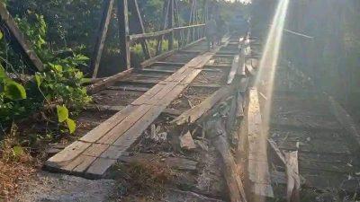 Jembatan Takari Menuju SP3 di Kulisusu Barat Segera Diperbaiki, Anggaran Sudah Disiapkan