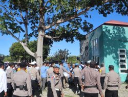 Polres Butur Amankan Pengundian Nomor Urut Paslon Bupati dan Wakil Bupati Buton Utara