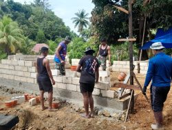 Satgas TMMD ke-122 Kodim 1429/Butur Percepat Rehabilitasi Rumah Tidak Layak Huni 