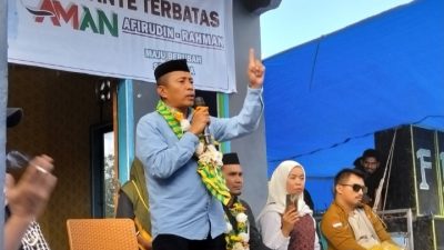 Afirudin Mathara Janji Makmurkan Petani Soloy Agung dengan Optimalisasi Irigasi Lambale