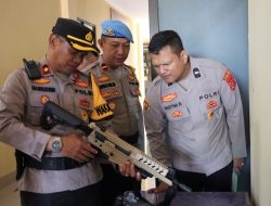 Polres Buton Utara Gelar Operasi Gaktibplin Pemeriksaan Senjata Api