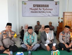 Kapolres Buton Utara Resmikan Masjid Ar Rahman di Mako Polres Butur