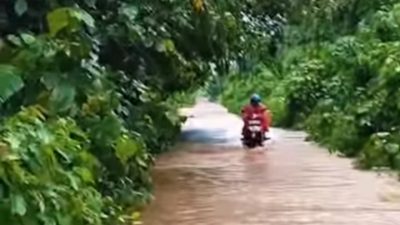 Jalan Provinsi di Buton Utara Banjir dan Rusak Parah, Warga Desak Pemda Segera Bertindak