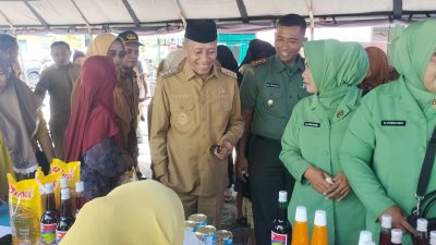 Pemda Buton Utara Gelar Gerakan Pangan Murah, Bupati Afirudin Subsidi Harga Beras