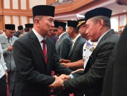 Bupati Butur Afirudin Mathara Hadiri Sertijab Gubernur Sultra, Sampaikan Apresiasi untuk Andap Budhi Revianto