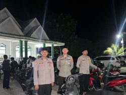 Polres Buton Utara Amankan Pelaksanaan Sholat Tarwih Ramadan 1446 H