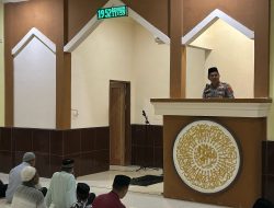 Wakapolres Buton Utara Sampaikan Ceramah Kamtibmas di Masjid Nur Al-Jami’ah Laangke