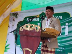 Bupati Buton Utara Salat Idul Fitri di Lapangan Raja Jin, Sampaikan Pesan Perdamaian