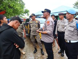 Polres dan Satpol PP Buton Utara Tertibkan Parkir Liar di Pasar Mina-minanga, Utamakan Pendekatan Humanis