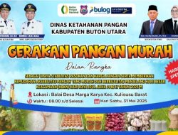 Jelang Iduladha, Dinas Ketahanan Pangan Butur Akan Menggelar Gerakan Pangan Murah