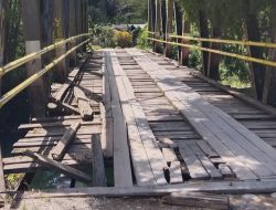 Jembatan Provinsi di Butur Rusak Parah, Warga Minta Segera Diperbaiki