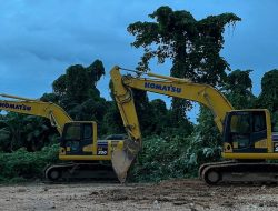 Tiga Titik Jalan Provinsi di Butur Siap Diaspal, Alat Berat Mulai Dikerahkan