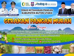 Demi Rakyat, Dinas Ketahanan Pangan Butur Gelar Gerakan Pangan Murah Tanpa Anggaran APBD