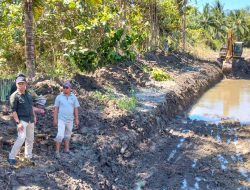 Bupati Buton Utara Tinjau Normalisasi Kali di Desa Morindino untuk Atasi Banjir Langganan