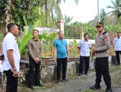 Kapolres Buton Utara Dampingi Bupati Tinjau Lokasi SPPG untuk Program Makan Bergizi Gratis