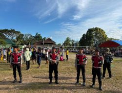 Satsamapta Polres Butur Gelar Patroli Perintis Presisi, Amankan Pasar dan Perayaan HUT RI ke-80