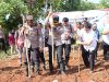 Program Ketahanan Pangan, Polres Butur Garap Lahan Satu Hektar