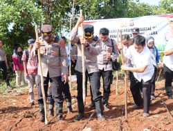 Program Ketahanan Pangan, Polres Butur Garap Lahan Satu Hektar