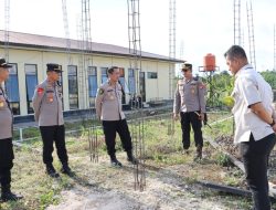 Poliklinik Polres Butur Dibangun, Kabid Dokkes Polda Sultra Tinjau Progres