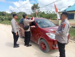 Polsek Bonegunu Tebar Semangat Merah Putih, Tanamkan Nasionalisme Jelang HUT RI ke-80