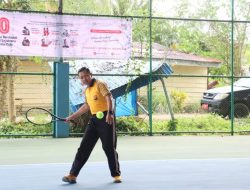 Kapolres Buton Utara Hadiri Pembukaan Kejuaraan Tenis Lapangan Butur Cup III Semarakkan HUT RI ke-80
