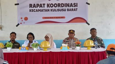 Kapolsek Kulisusu Barat Hadiri Rakor Evaluasi Kinerja Desa dan Perencanaan Anggaran 2026