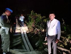 Bupati Butur Tinjau Jembatan Ambruk di Jalur Provinsi, Desak Penanganan Darurat