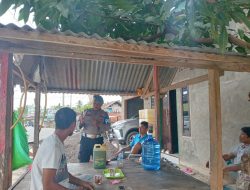 Brigadir Hendra La Juma Sosialisasikan WA Yanduan di Desa Laangke