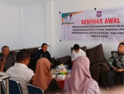 Bupati Buton Utara Buka Seminar Awal Penyusunan Naskah Akademik Raperda Perumda Saluwu Kita