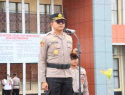 Kapolres Buton Utara Pimpin Upacara Sertijab Sejumlah Pejabat Utama dan Kapolsek Wakorumba