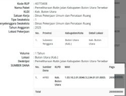 Diduga Fiktif, Proyek Rp 2 Miliar di Dinas PUPR Buton Utara Disorot, ALEMAKO-Sultra Desak Kejati Turun Tangan